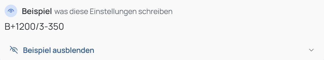 Die Beispiel-Leiste von Nächstgelegene Raster mit eingeschaltetem Rasterabstand hinzufügen