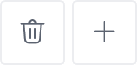 Plus and remove buttons